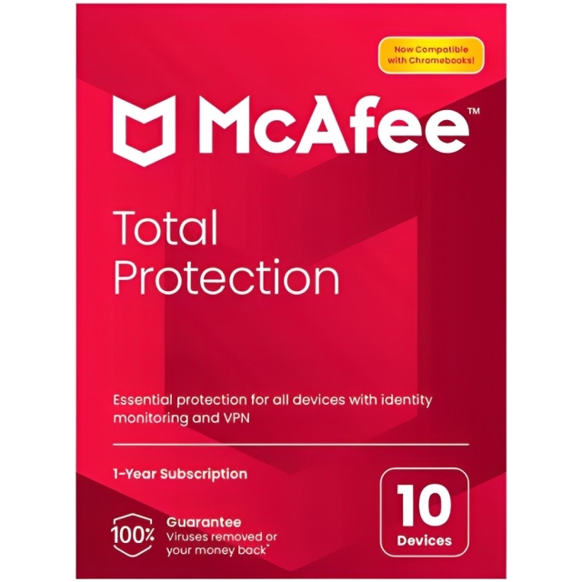 McAfee Total Protection - Global Key - 10 Device 1 Year - Image 2