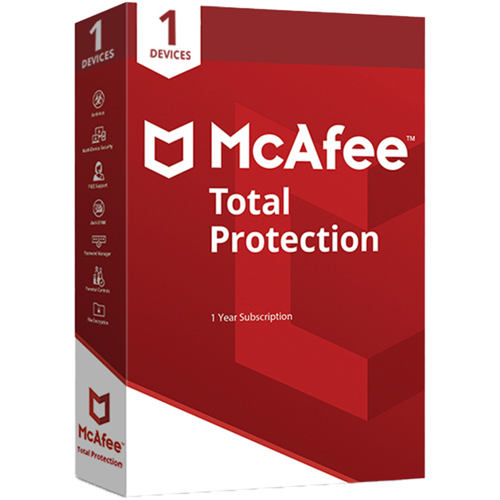 McAfee Total Protection - Global Key - 1 Year 1 Device