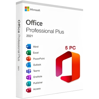 Microsoft Office 2021 Professional Plus Global Key (5 PC)