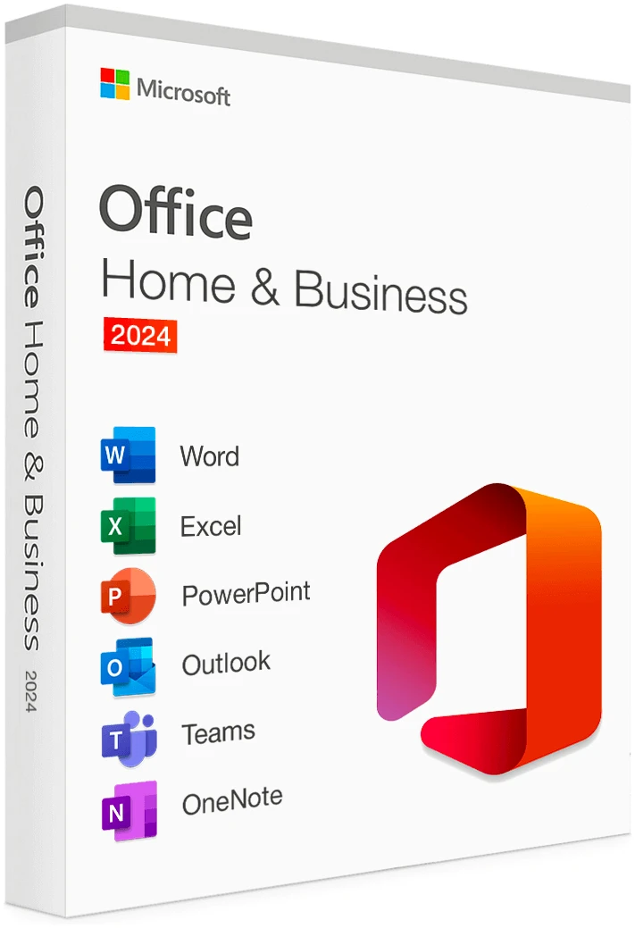 Microsoft Office 2024 Home & Business - Bind Key (PC/MAC)