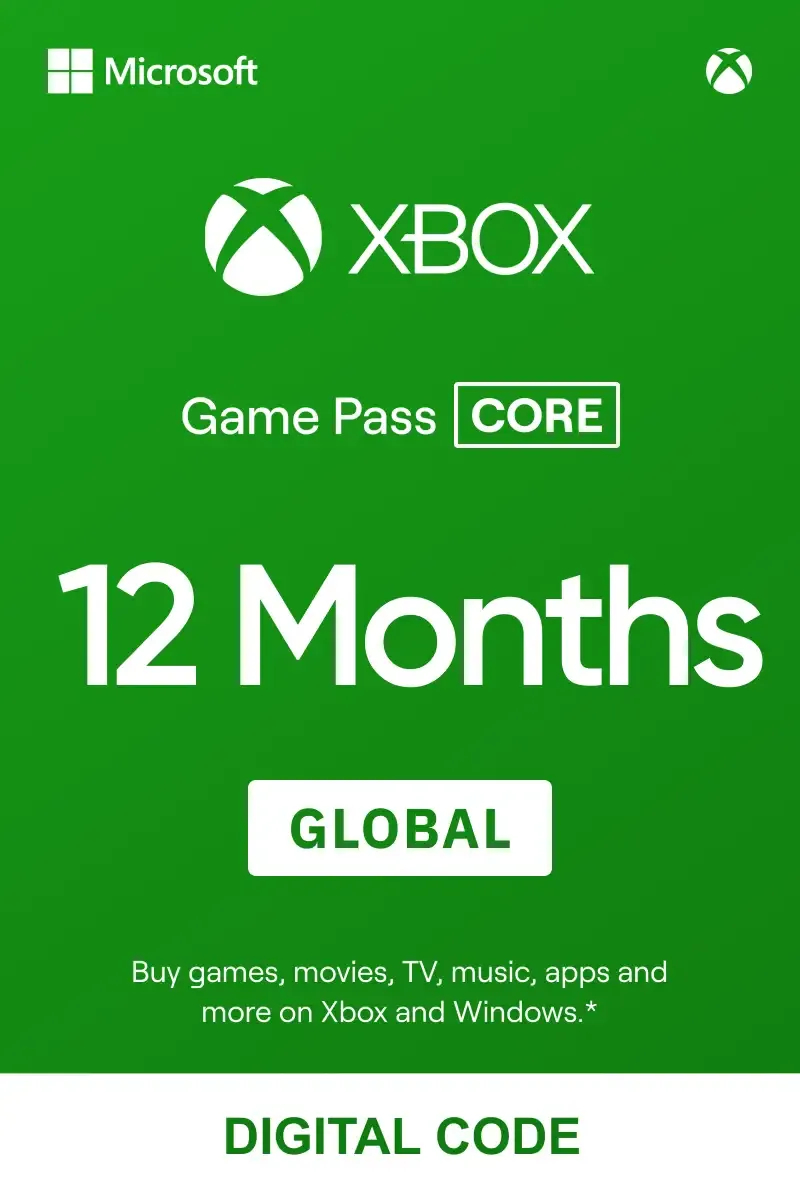 Xbox Live Gold 12 Months Global Key