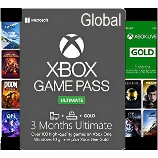 Xbox Game Pass Ultimate 3 Month-Xbox Key - Global