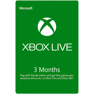 Xbox Live Gold 3 Months Global Key