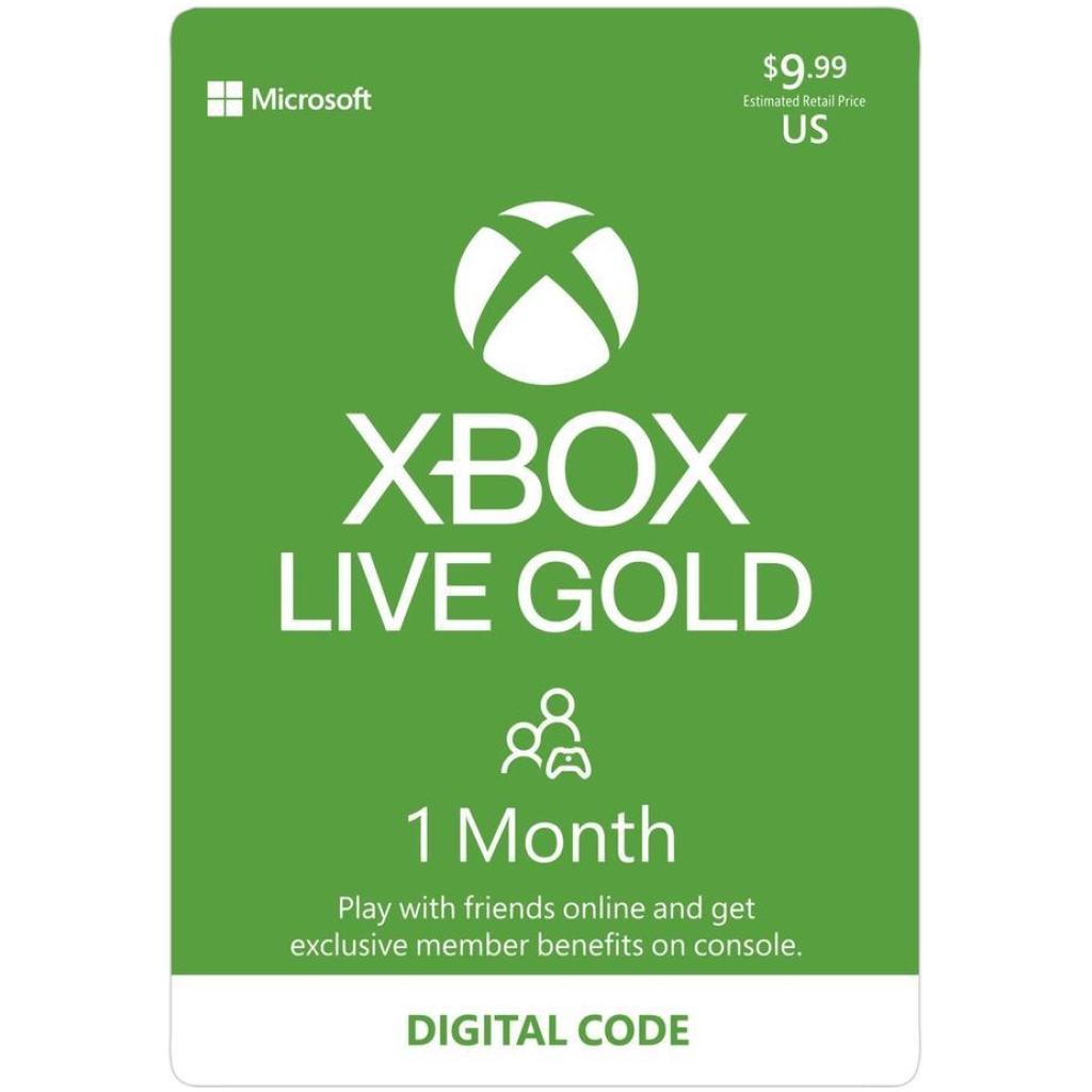 Xbox Live Gold 1 Months Global Key