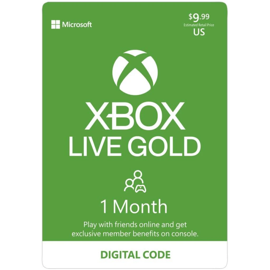 Xbox Live Gold 1 Months Global Key