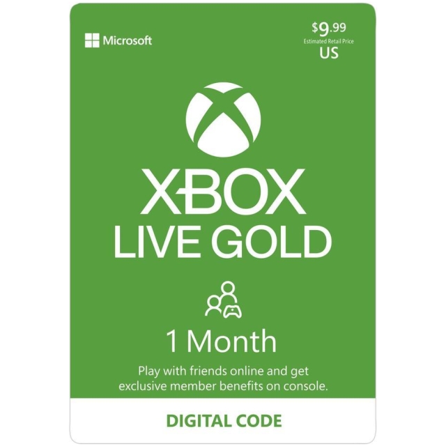 Xbox Live Gold 1 Months Global Key